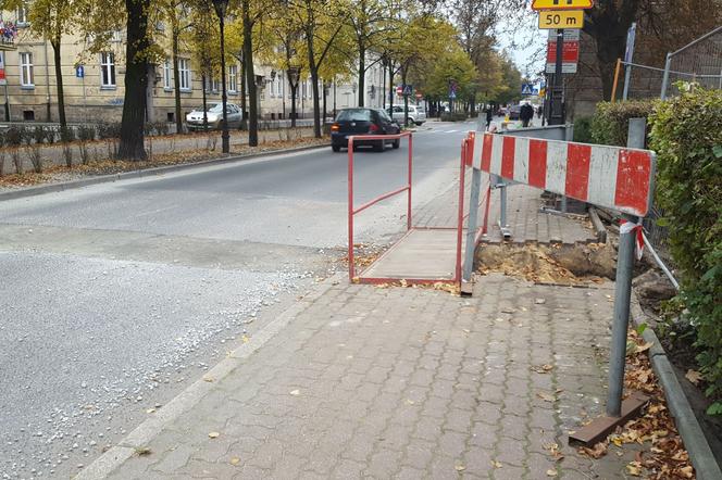 Od poniedziałku znów utrudnienia w ruchu na odcinku al. Krasińskiego w Lesznie