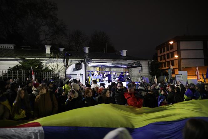 Manifestacja solidarnościowa z Ukrainą