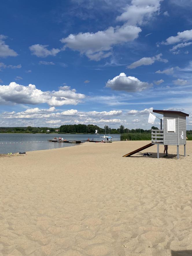 Upał nad Zalewem Kraśnickim