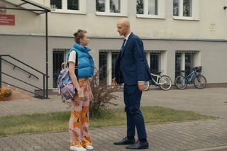 Barwy szczęścia, odcinek 3093. Ewelina (Amelia Listwoń), Markowski (Piotr Chys)