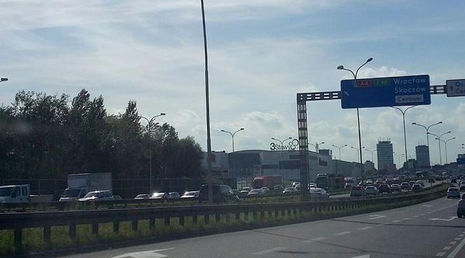 Autostrada A4 Katowice, Trzy Stawy, korek