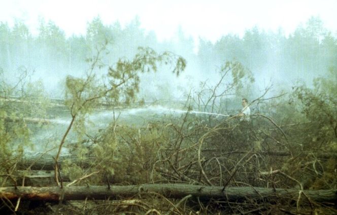 Pożar lasu w Kuźni Raciborskiej w 1992 roku