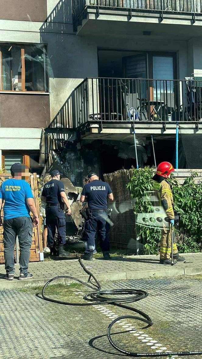 Tragiczny pożar na Bemowie. Maleństwa nie udało się uratować