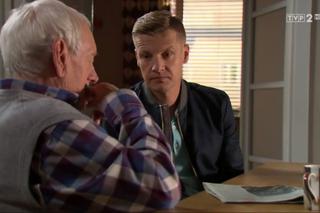 M jak miłość odc. 1166. Lucjan (Witold Pyrkosz), Paweł (Rafał Mroczek)