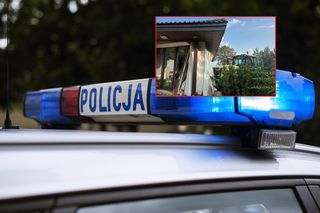 Ciągnik rolniczy wjechał w dom. Mieszkańcy przerażeni, ogromne zniszczenia
