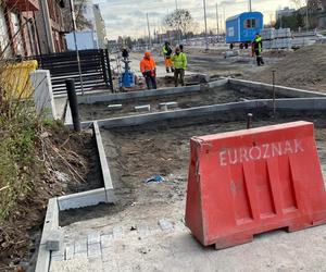 Budowa linii tramwajowej na Jar zablokowała wyjazd mieszkańcom Torunia