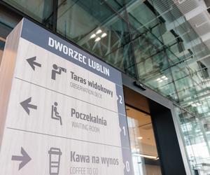 Dworzec Metropolitalny w Lublinie od środka
