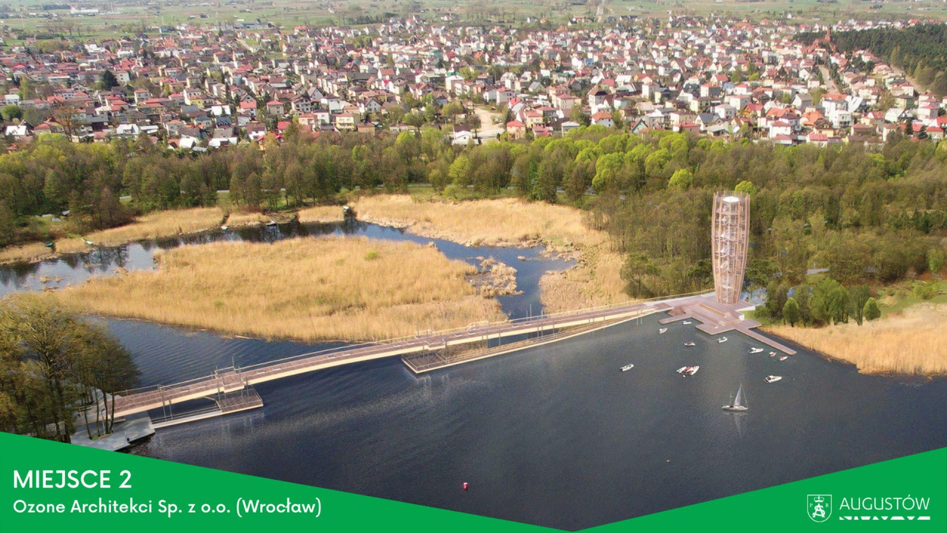 Konkurs na projekt kładki i wieży widokowej w Augustowie: wyniki
