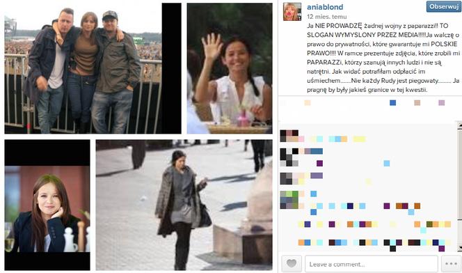 Anna Przybylska Instagram Facebook