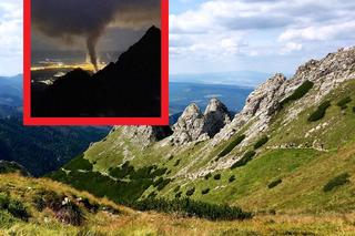 Trąba powietrzna zaobserwowana w Tatrach. Turyści sfotografowali niespotykane w górach zjawisko [ZDJĘCIE]