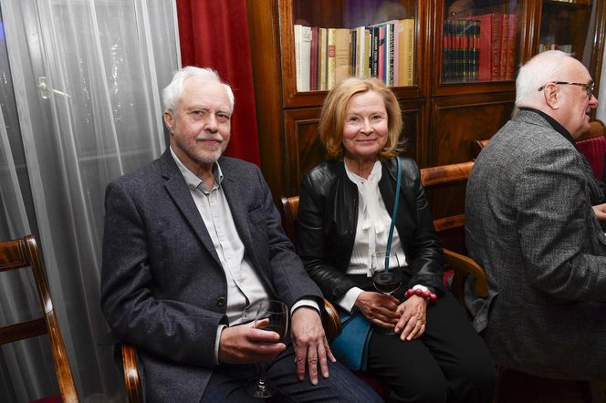 Barbara Bursztynowicz z mężem Jackiem