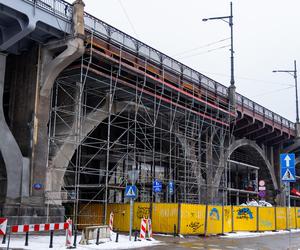 Remont mostu Poniatowskiego w Warszawie