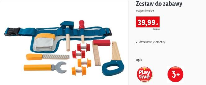 Zestaw do zabawy majsterkowicz, 39.99 zł