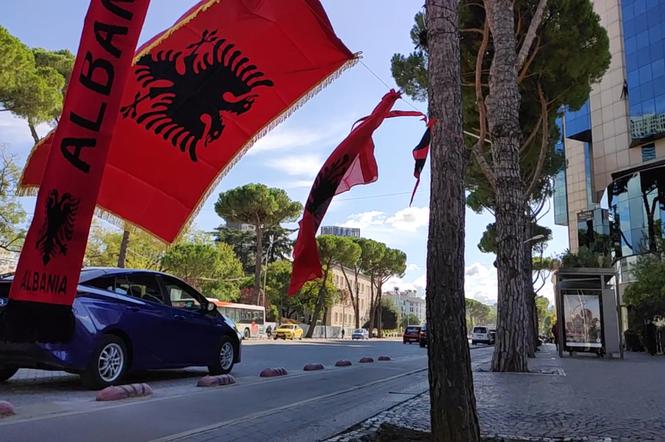 Tirana przed meczem Albania - Polska