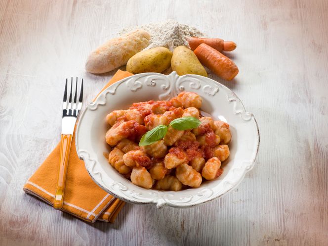 Kloski - kaszubskie kopytka ziemniaczano-marchwiowe