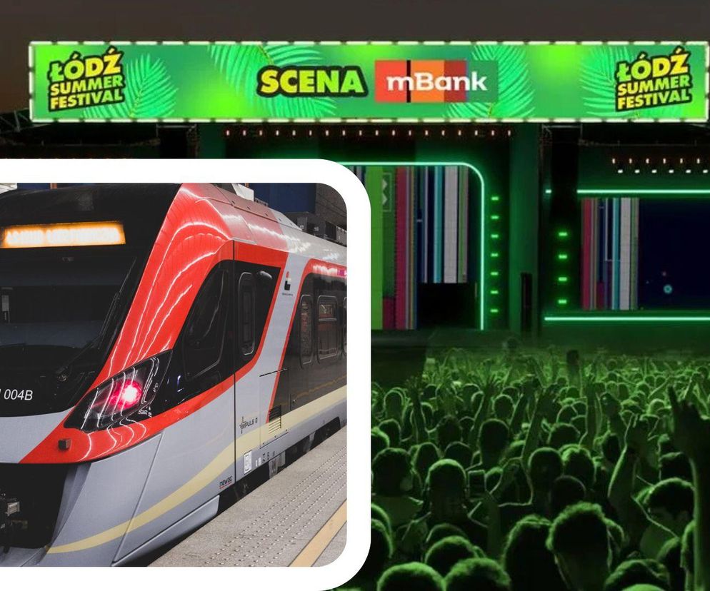 Łódź Summer Festival 2025. ŁKA zapewni dodatkowe pociągi dla koncertowiczów 