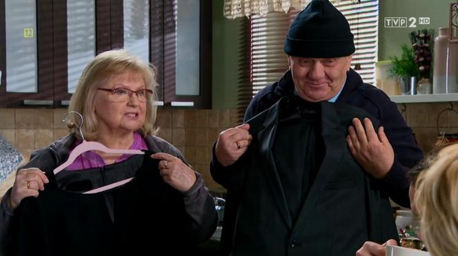 Barwy szczęścia odc. 2069. Tomasz (Kazimierz Mazur), Amelia (Stanisława Celińska)