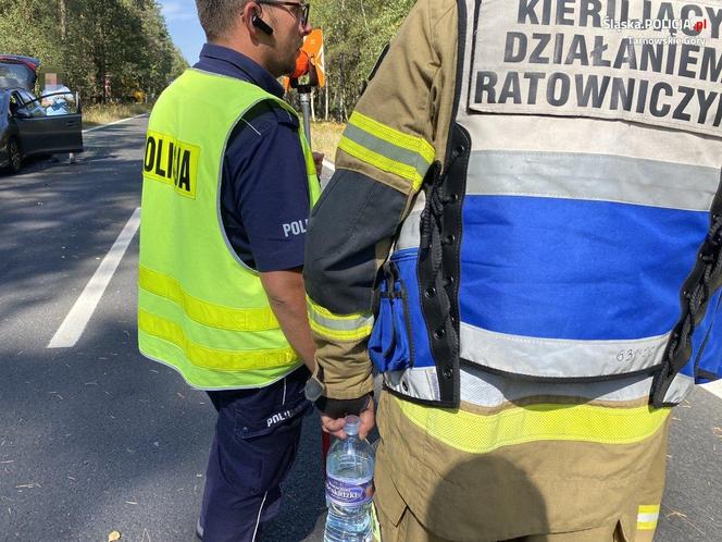 Wypadek na DK11 w powiecie tarnogórskim. Nie żyje 35-letni motocyklista