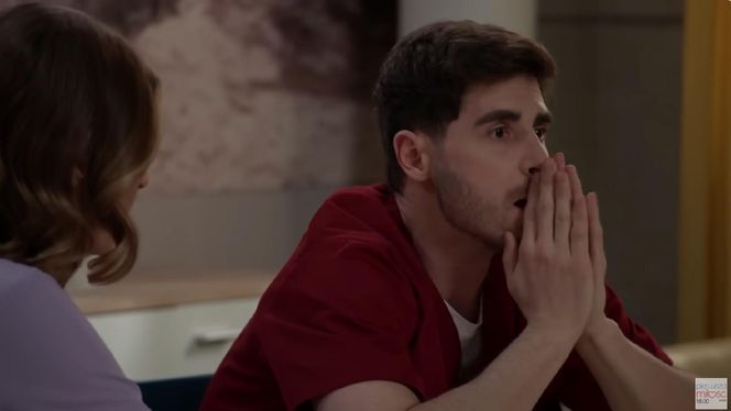 Pierwsza miłość odc. 4024. Kacper (Damian Kulec), Maja Łapacz (Julia Kamińska)