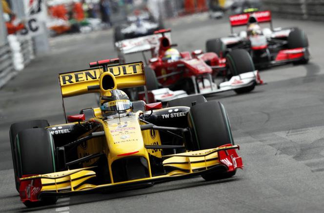 Robert Kubica na torze GP Monako 