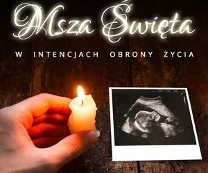 Zaproszenie na mszę św. bez prądu