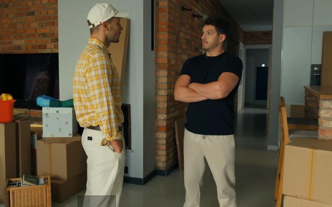 	Barwy szczęścia odc. 3135. Franek (Mateusz Banasiuk), Justin (Jasper Sołtysiewicz)