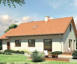M141 Szum morza został zaprojektowany jako klasyczny dom parterowy