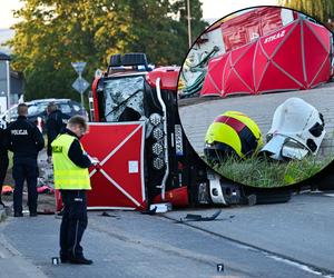 Śmiertelny wypadek w Żukowie. Nie żyje dwoje strażaków-ochotników