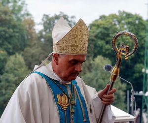 Prezydent na dożynkach.