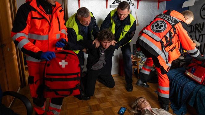 Na dobre i na złe odc. 950. Damian (Borys Otawa), Amelia (Hanna Kudła)