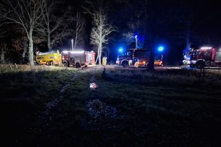 Ciężarówka płonęła jak pochodnia! Droga była zablokowana