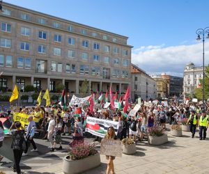 Marsz dla Palestyny przeszedł w niedzielę, 17 sierpnia ulicami Warszawy