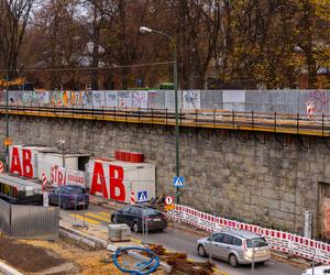 Remont placu Na Rozdrożu w Warszawie, listopad 2023