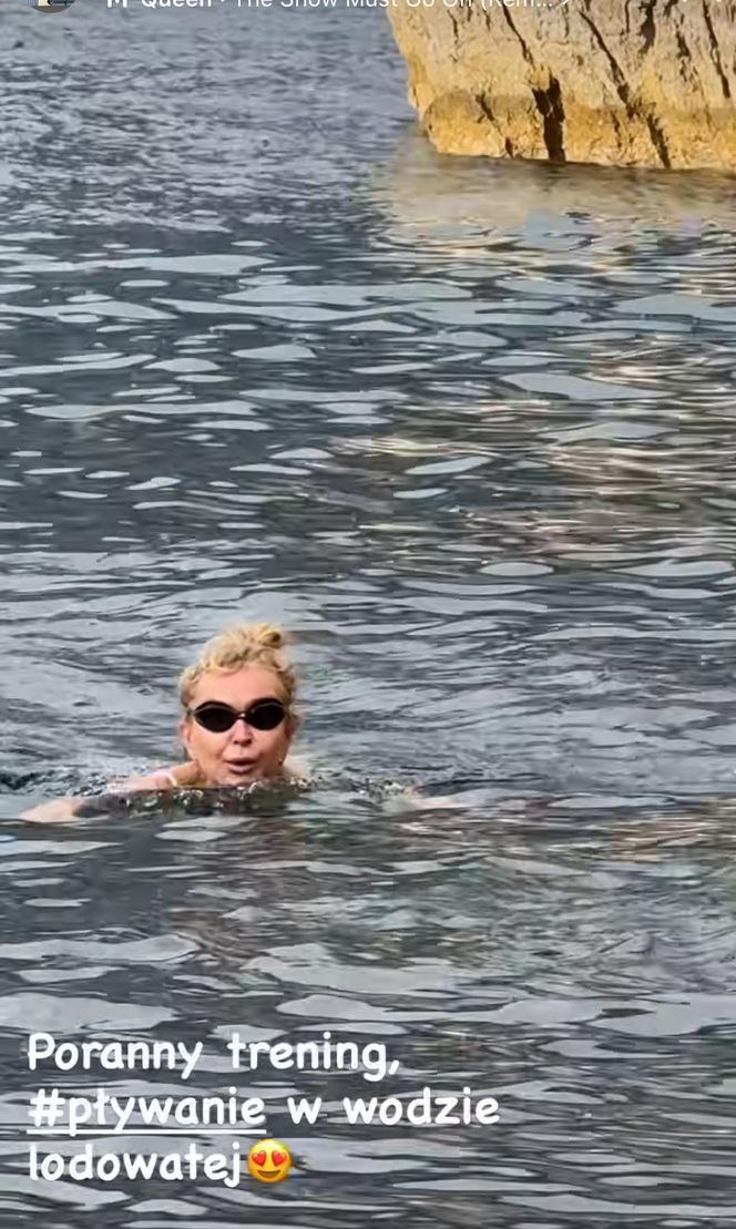 Monika Olejnik na wakacjach