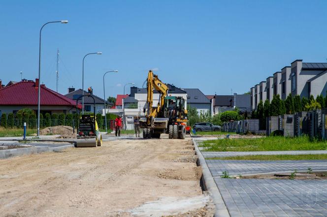 Utrudnienia spowodowane budową nawierzchni dwóch ulic w Łukowie potrwają kilka dni