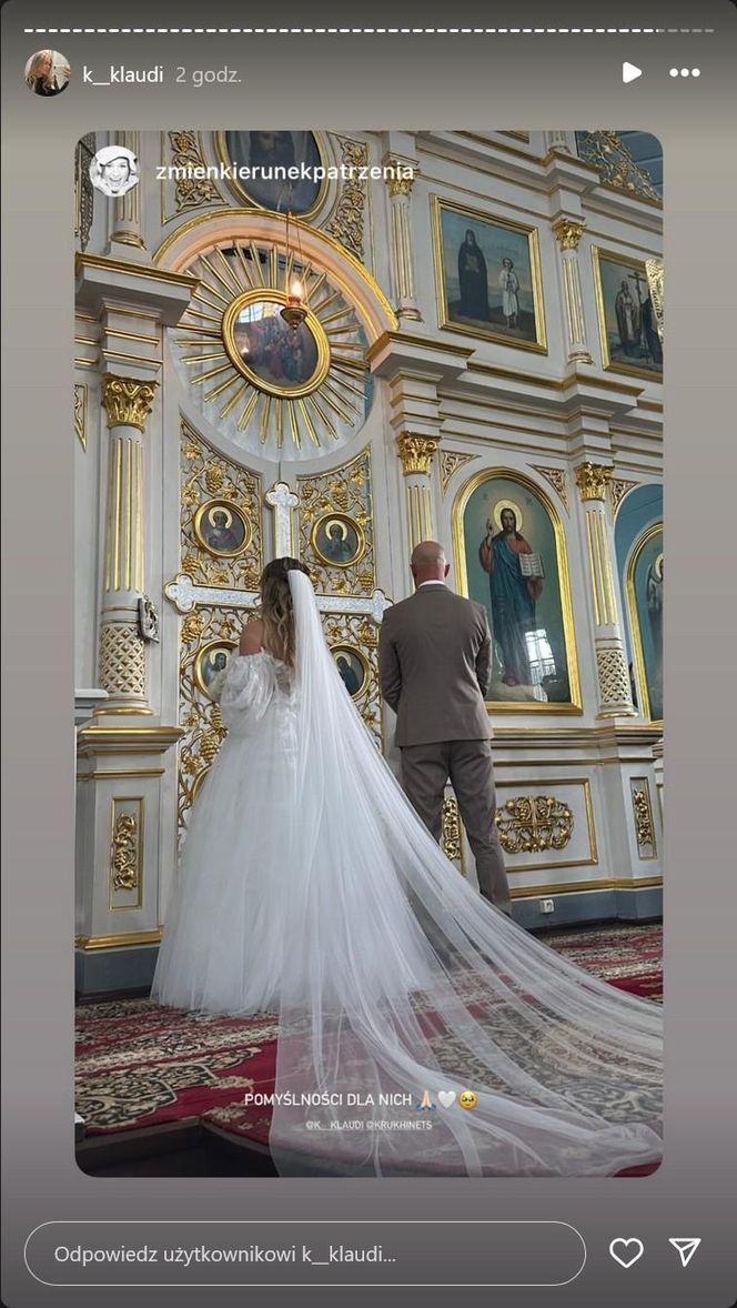 Tak wyglądał ślub Klaudii i Valentyna
