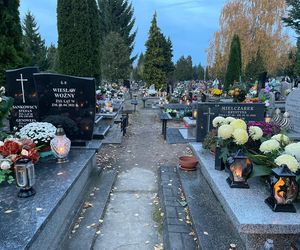 Cmentarz w Łodzi - 1 listopada