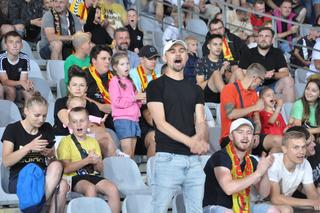 Korona Kielce - Śląsk Wrocław. Zobacz jak wyglądał doping na Suzuki Arenie