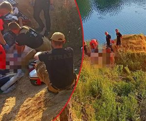 24-latek nie żyje! Uderzył w skały, skacząc do wody? Tragedia nad zbiornikiem Wapienniki