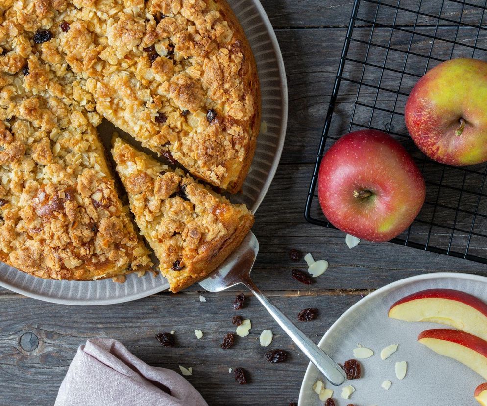 jabłecznik z kruszonką