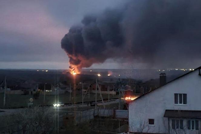 Seria wybuchów w rosyjskim Biełogrodzie. Płonie skład amunicji 