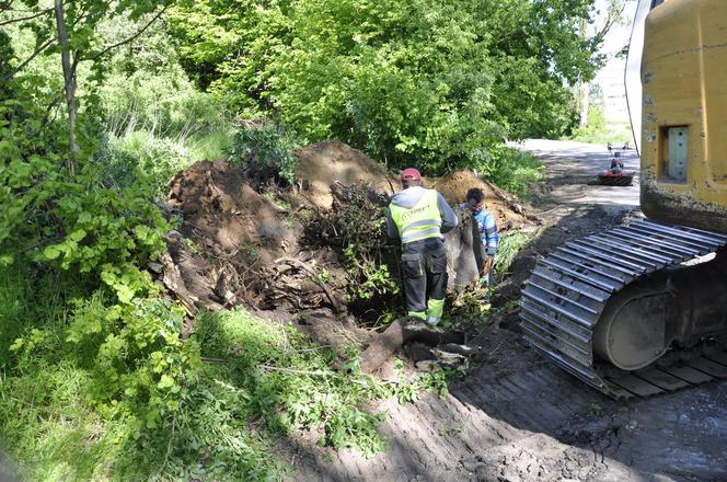 Droga Mątki - Wilimowo zamknięta. Trwa jej modernizacja