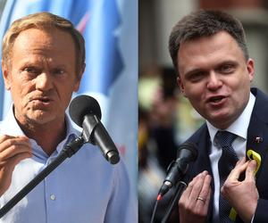 Donald Tusk Szymon Hołownia