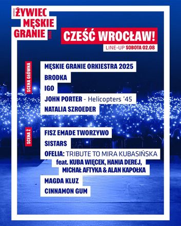 Męskie Granie 2025 Wrocław