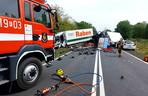 Śmiertelny wypadek pod Sulęcinem! 34-latek zginął w zderzeniu trzech pojazdów 