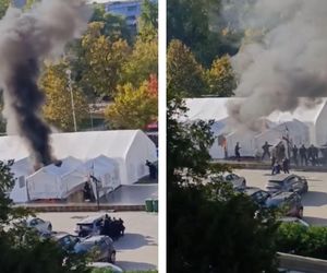 Strzały i ogień przed parlamentem. Sprawca zatrzymany 