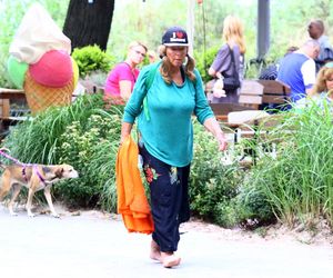 Agnieszka Fitkau-Perepeczko na plaży w Sopocie