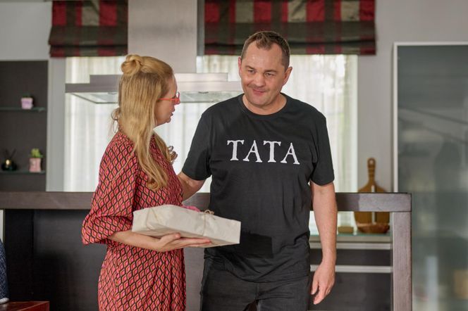 Na Wspólnej odc 4089. Renata (Marta Jankowska), Sławek (Mariusz Słupiński)