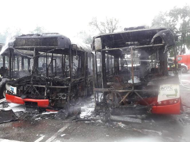 Nowy Sącz. Znowu pożar w miejskim autobusie! W środku byli pasażerowie