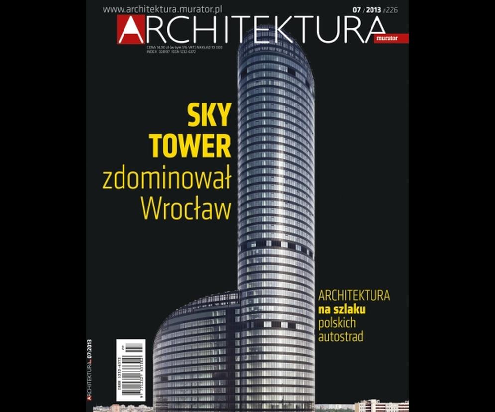 Okładka Miesięcznik Architektura 07/2013